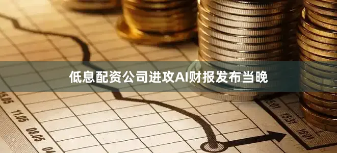 低息配资公司　　进攻AI　　财报发布当晚